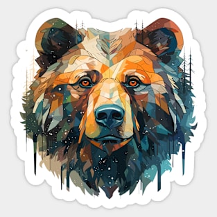 Grizzly Bear Animal World Wildlife Beauty Discovery Sticker